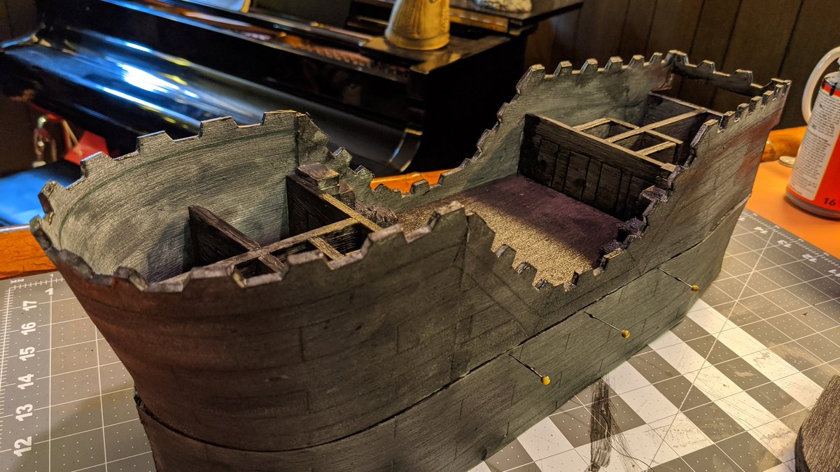 KrazieUnkie's tweet photo. Oh, can I show you what I'm proudest of? No it's not an orphanage. #WIP #DNDShip #DIYMiniatures https://t.co/kFiJIF7h0R