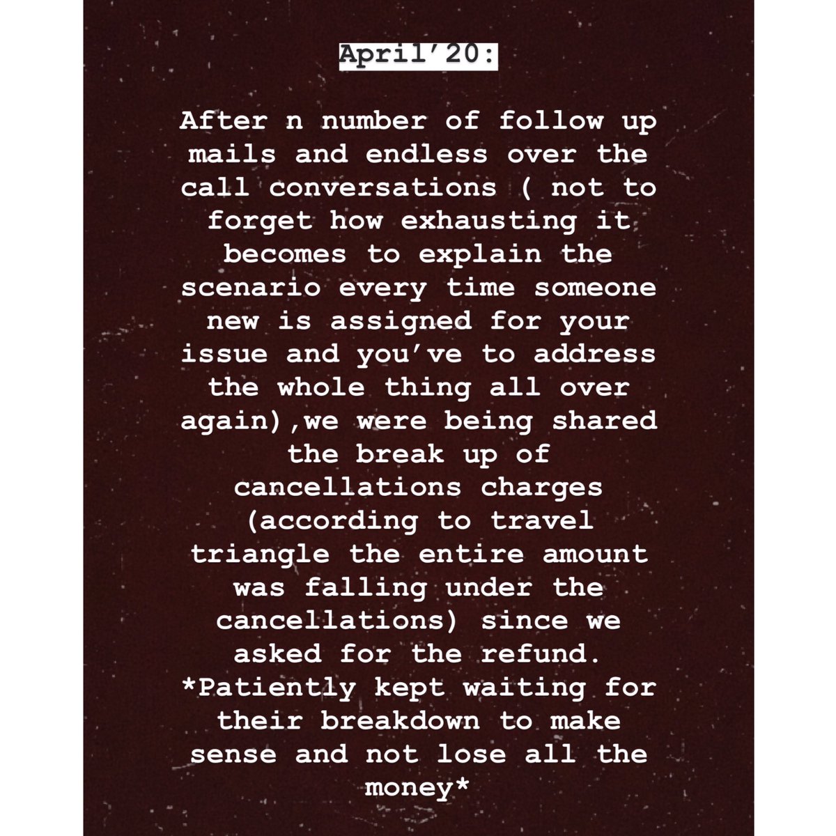 manishash05's tweet photo. #travelscammer @traveltriangle @tourismgoi @PMOIndia #traveltriangle #travelscam #refund https://t.co/MekwbNC6TY
