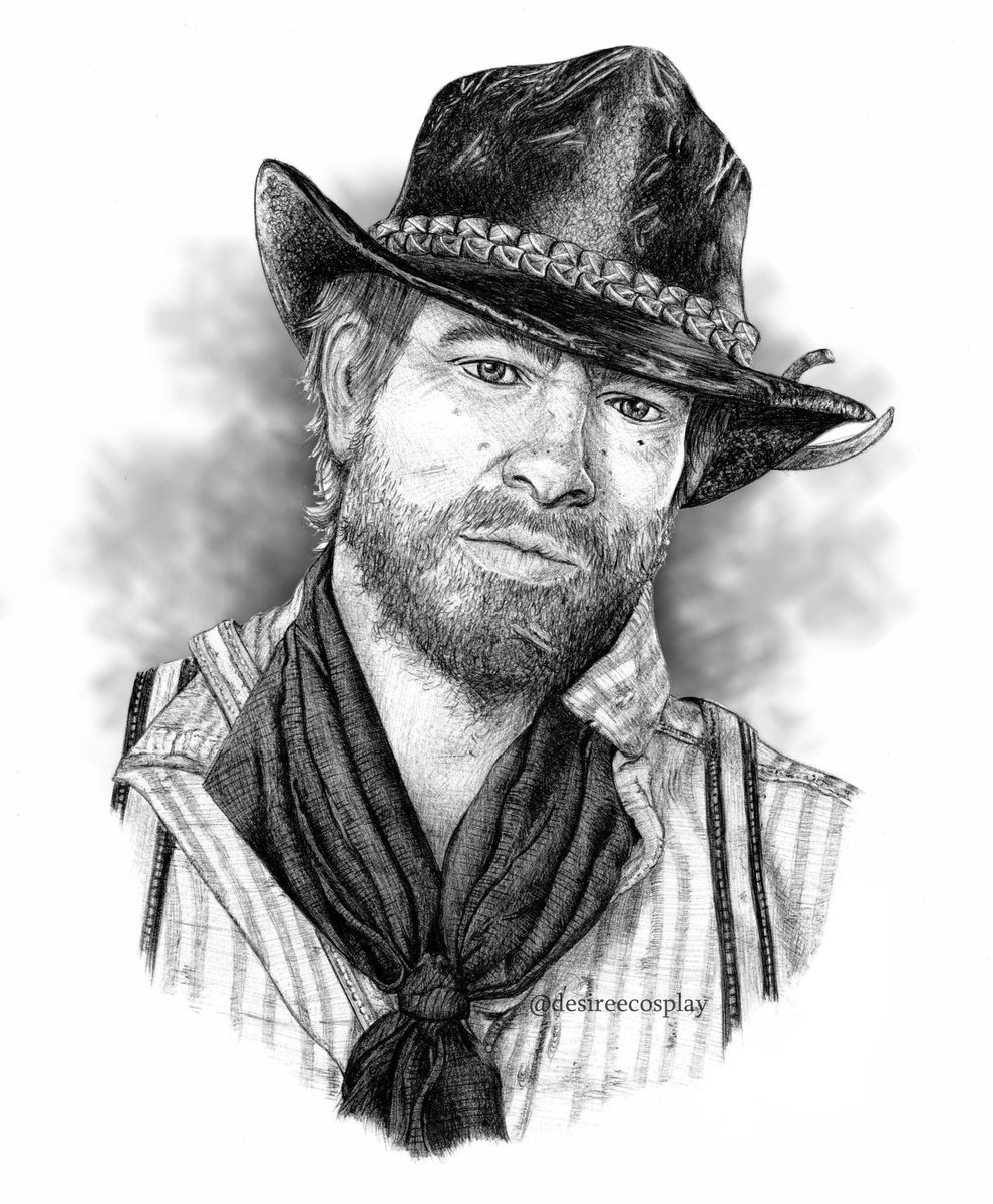DesireeCosplay's tweet photo. Oh Arthur...
#Fanart of my boah #arthurmorgan to celebrate finishing my first #RedDeadRedemption2 playthrough. Hope I did him justice @rclark98 https://t.co/XwBQuaMEPA