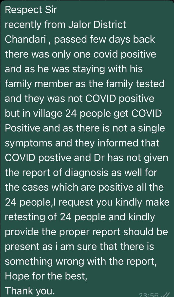 HiteshDSuthar1's tweet image. How Can be this possible Family Didn’t Test Positive and others 24 People’s Tested Positive @ashokgehlot51 @PMOIndia @RajCMO @firstindiaraj