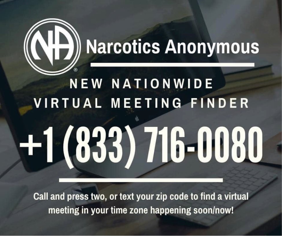 findhelpnowky's tweet photo. Even in times of being healthy at home, you can still find help. https://t.co/Cg84rKMYou has plenty of resources, but also Narcotics Anonymous host virtual meetings. #findhelpnow https://t.co/UiAfsODrJT