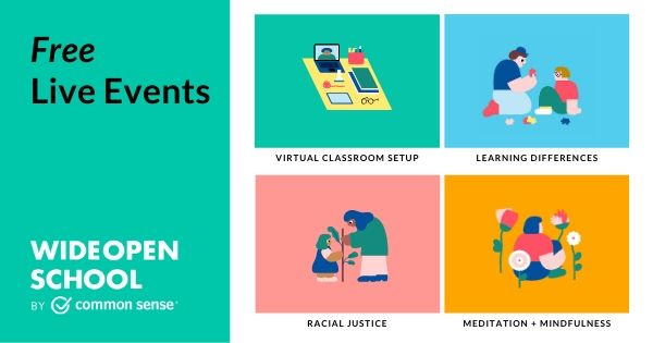 Common Sense Education (@commonsenseed) on Twitter photo Tune in to <a href="/WideOpenSchool/">Wide Open School</a>'s live event page for free daily professional development opportunities! Don't miss this week's events! comsen.se/2DgQExd Tune in to <a href="/WideOpenSchool/">Wide Open School</a>'s live event page for free daily professional development opportunities! Don't miss this week's events! comsen.se/2DgQExd