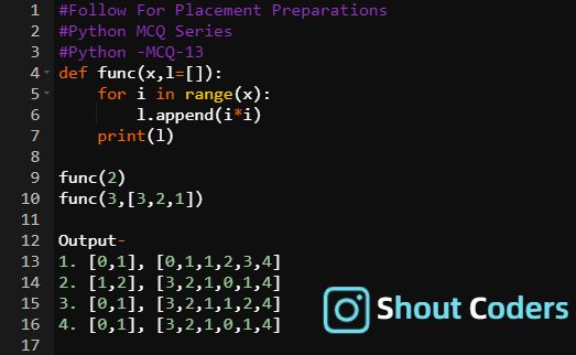 CodersShout's tweet photo. Question-based on Python Functions and Lists!!#python #programming #coding #java #javascript #programmer #snake #developer #code #machinelearning #html #datascience #reptile #ballpython #coder #reptilesofinstagram #pythonprogramming #snakes #twitter https://t.co/QGAlNEyvS6