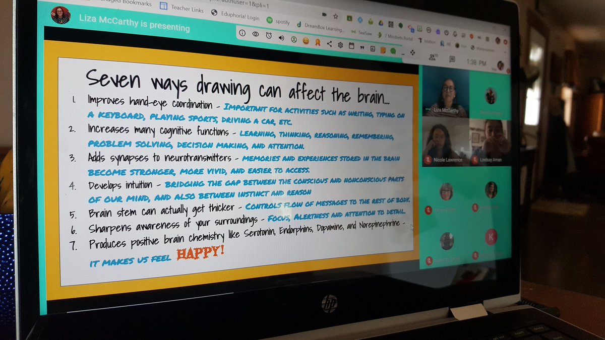 MrsDuBose5's tweet photo. Thank you @lizamcART for presenting A Picture is Worth a Thousand Words! Great ways to engage sts and retain knowledge :-) #LISDLearnLead #PCEPROUD #LoveMyLISD https://t.co/314SHZ8viA