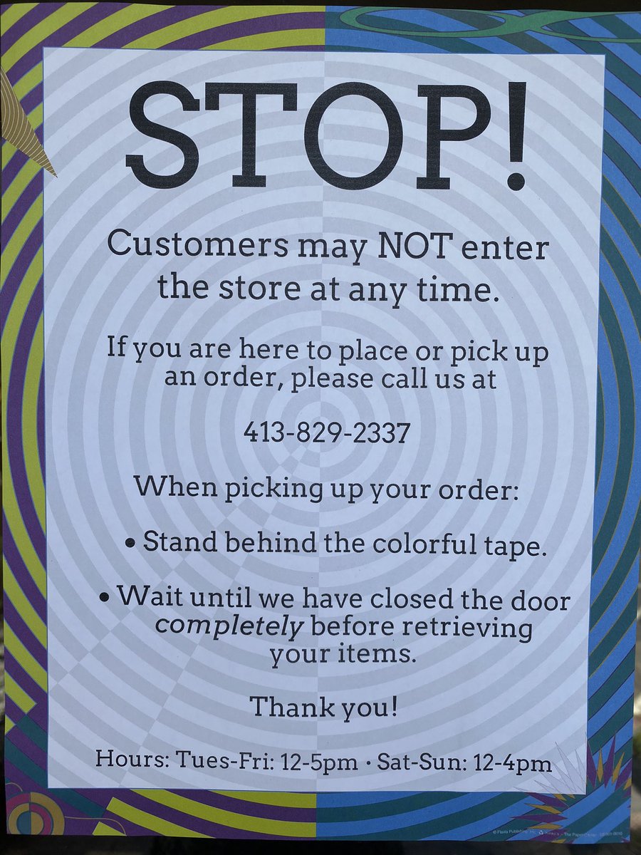 Today, Governor Baker announced Phase 3 openings for Massachusetts. However, as it is not possible to socially distance in our shop, we will continue to offer phone orders with non-contact curbside pickup. Please say safe and healthy!