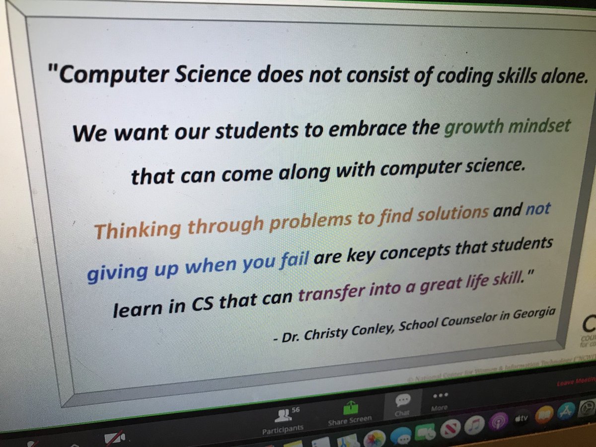 Great quote! #NCWITC4C #EdTech