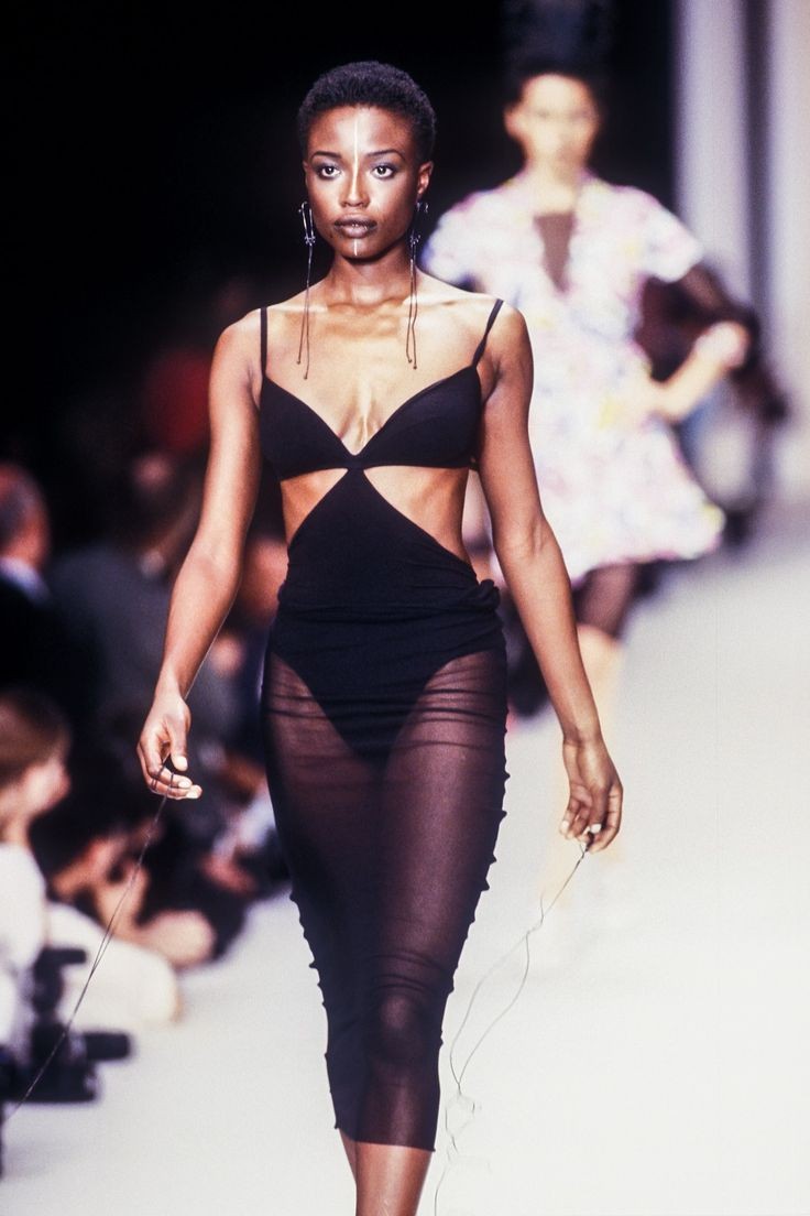 Lorraine Pascale. She has walked for Versace, John Galliano, Paco Rabbane, etc and is now a successful chef!