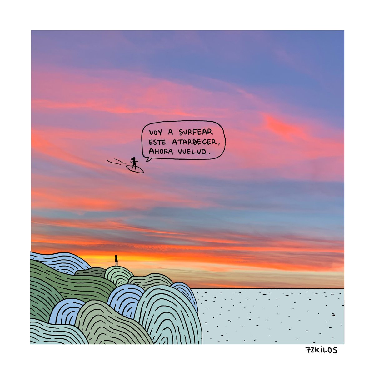 72kilos's tweet photo. Este atardecer. https://t.co/LWPkPSVijt