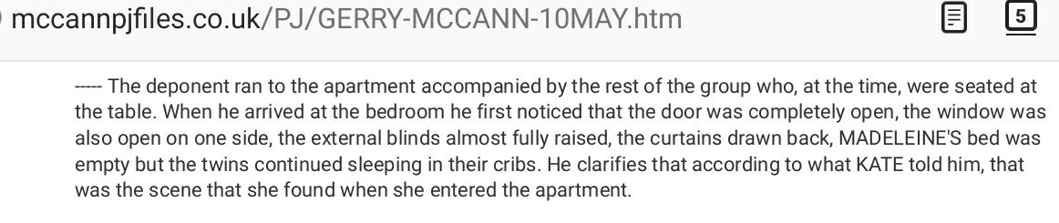 How did they minimize the number of people who went to the apartment? …https://gerrymccan-abuseofpower-humanrights.blogspot.com/2009/05/nhs-doctors-kate-and-gerry-mccann-81.html?m=1/%20.They lied about the crime scene, about how many people came into the crime scene, walked around and contaminated it....