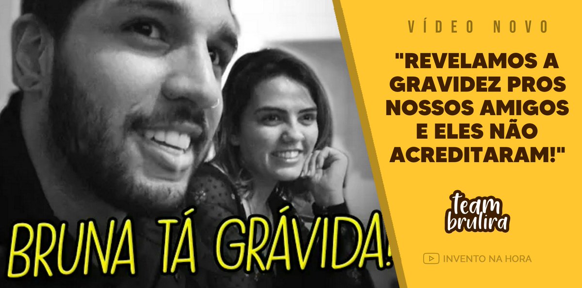 TeamBruLira's tweet photo. Chegou a hora de contar a novidade para os amigos... 😬 Corre pra conferir o vídeo novo!!

✓ https://t.co/nFClb9vIXy https://t.co/GDUYcm54kx
