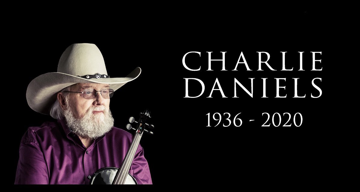 LynnWal3's tweet photo. RIP @CharlieDaniels. I’ll miss reading his tweets saying “Let’s all make today count” and “Guess I’ll hang it up for the night” #legend https://t.co/pcrWX7XjHW