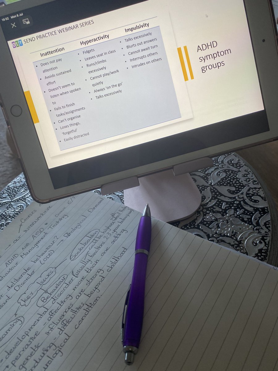 Feeling motivated with all the free CPD available! Tonight’s webinar choice is ‘The Curious Case of ADHD and ASD’ with Fin O’Regan. 📝 #educationalwebinar #ADHD #ASD #challengeyourself