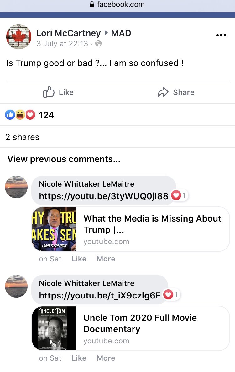 3. The “MAD” FB group has posting after posting about conspiracy theories & troll farm disinformation memes. Also included are anti-Trudeau posts & pro Trump.  #COVID19  #ONpoli  #cdnpoli