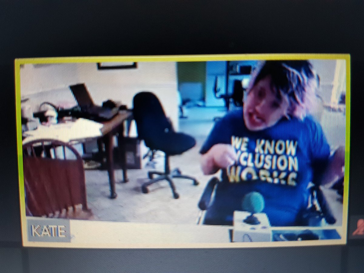 Yet another amazing disabled activist speaking at 2nite's <a href="/Dis_PPL_Protest/">DPAC</a> discussion on #SocialModel = Unspoken Project founder Kate Caryer. More disabled ppl, particularly those who use augmentive and alternative communication, need hreater access to radical ideas.