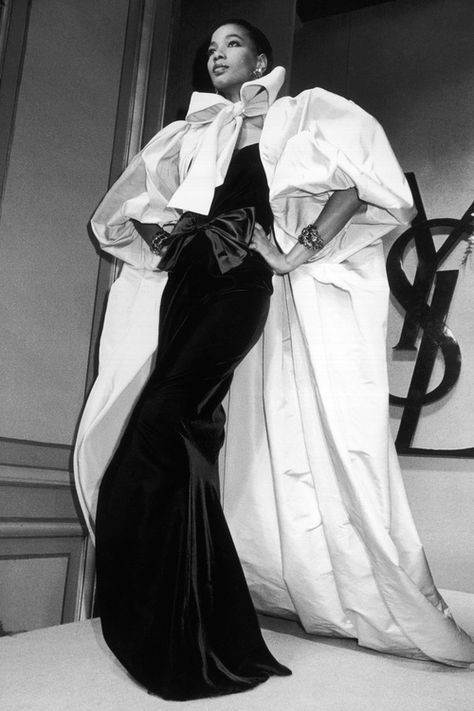 Mounia. She was known as being Yves Saint Laurent's greatest muse! She was a regular on numerous international runways. She's also a personal role model of mine