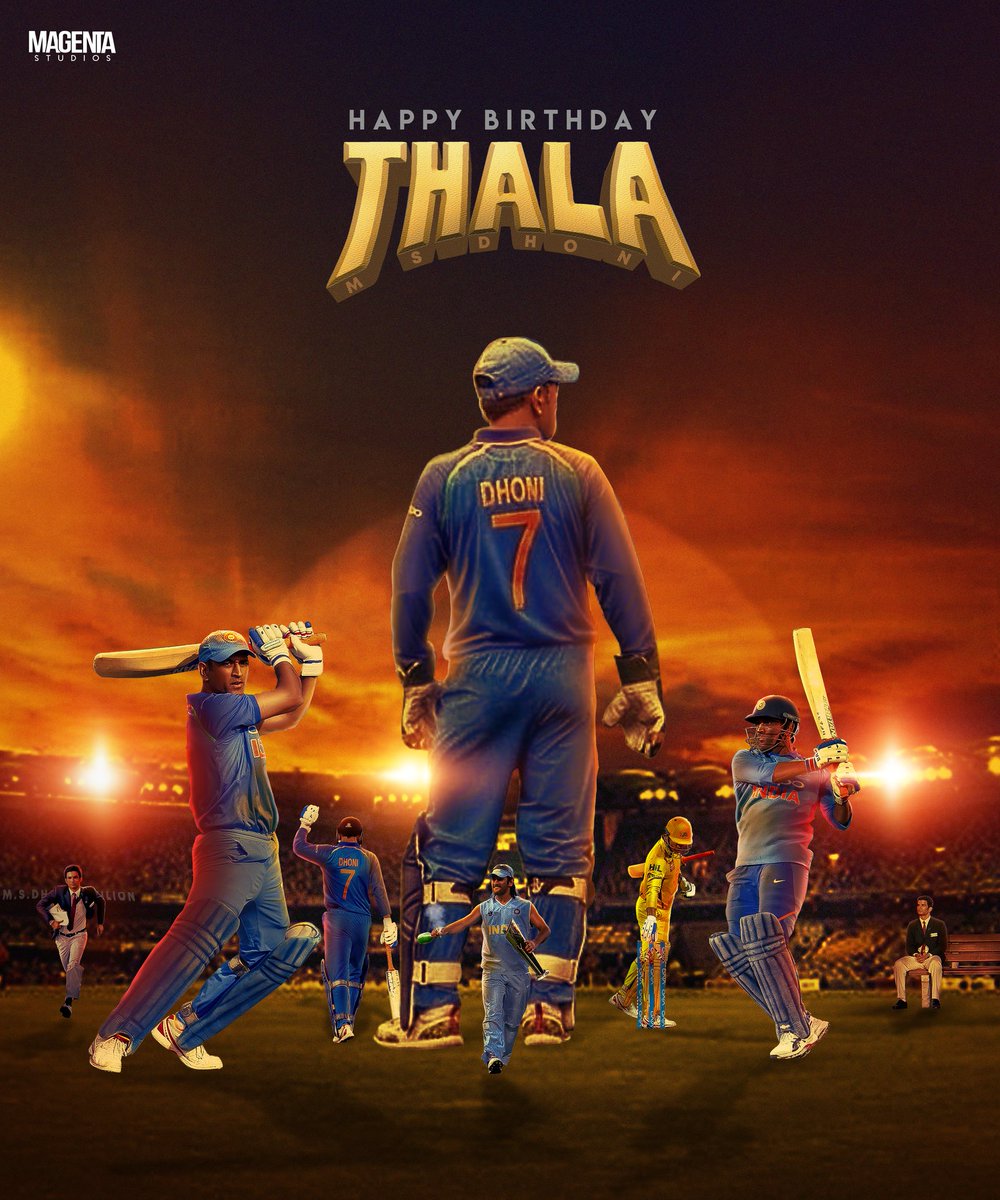 RamkumarRavi5's tweet photo. No words can define your greatness, I don't have enough words to describe how much you inspired me &amp; millions😍 
Happee birthdayThalee...!!!🤩@msdhoni  
#HappyBirthdayDhoni 
#HappyBirthdayMSDhoni https://t.co/e6EroUP7Sk
