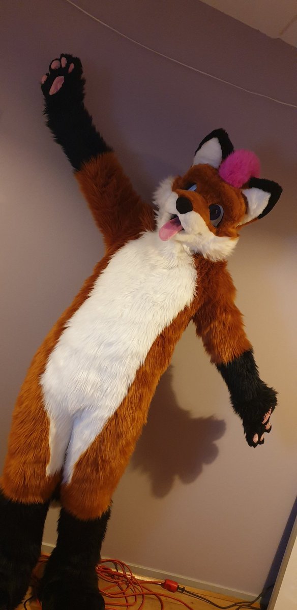 dannifoxyfox's tweet photo. I finished my bodysuit and now I'm completely covered in fur! 🎉🦊💦 https://t.co/gMJFVUnt6g