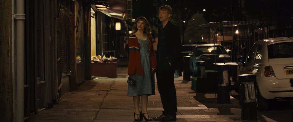 It’s also interesting to note that the color blue may also be a reference to the film prtagonist’s love interest — who wore a blue dress for the first time they see each other in the flesh. After all, her dress becomes a point of conversation in the same scene +