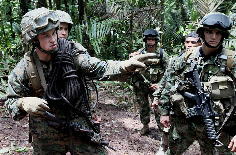 PBIcanada's tweet photo. PBI-Canada is taking part in the @WorldBeyondWar 'War and the Environment' online course starting today! In thinking about how wars impact the environment, we did this brief overview with Colombia as one example of the harms done https://t.co/qh4wMnzHbI #MakingSpaceForPeace https://t.co/86A8qGfvMk