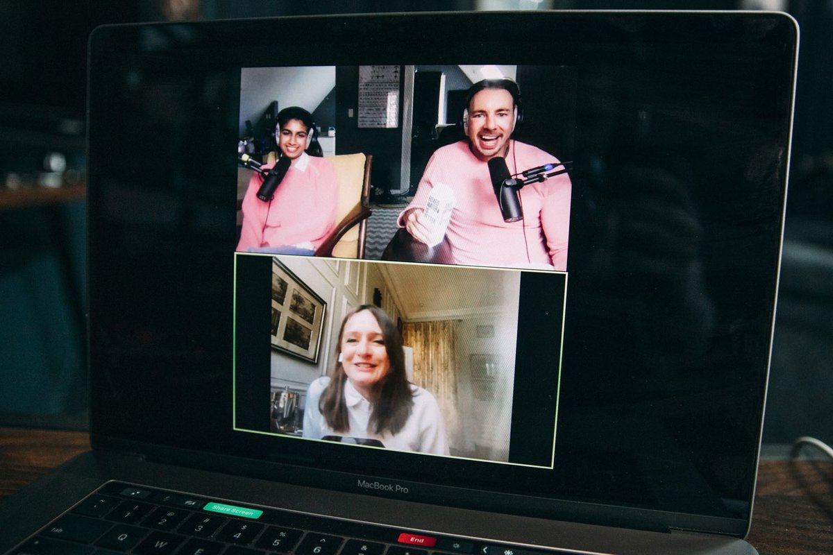 We have the most delightful guest today!! Emily Mortimer joins us to charm our pants off! Enjoy <a href="/EMortimer/">Emily Mortimer</a> ! 🍒🍒🍒