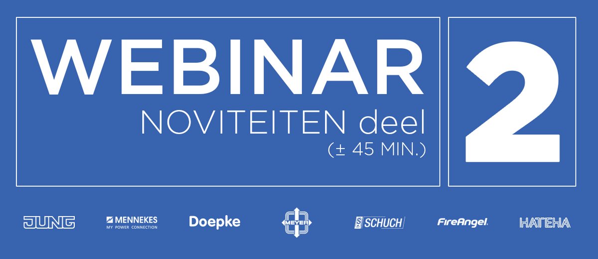 Morgen om 11:00 uuw zal Hans van Ham deel 2 van ons noviteitenwebinar presenteren.

Meer informatie en aanmelden: hateha.nl/agenda/webinar/