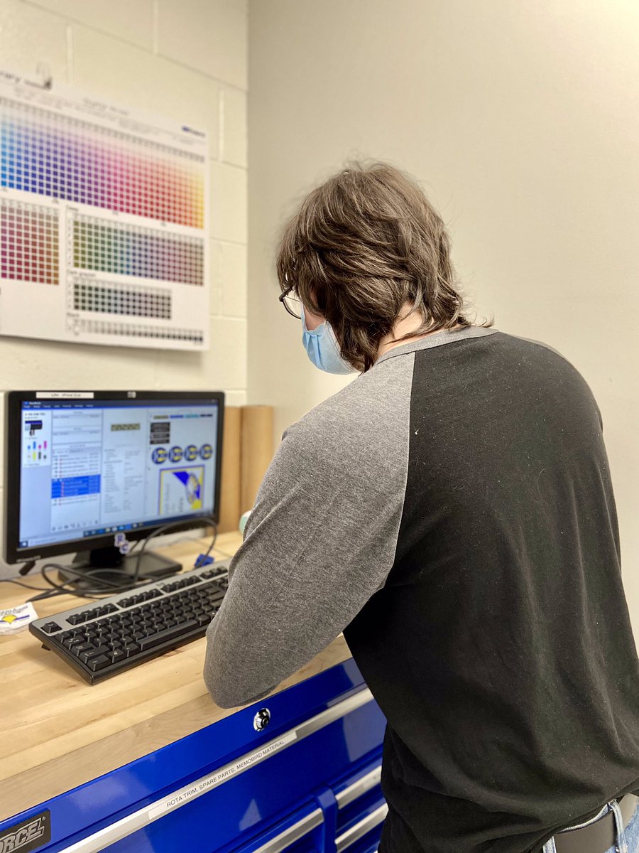 We are glad to be back in business today! If there is anything we can help you with, or if anyone is interested in learning more about us, feel free to send us a message! #studentranbusiness  #minimill #manufacturing #engineering  #faceshield #engineering #admin #business