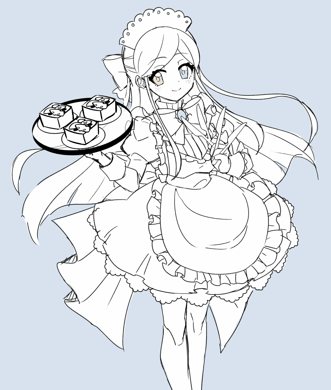 だだだ 人物白抜きラフちゃんたち イラスト T Co Kwmhkpbrju Twitter