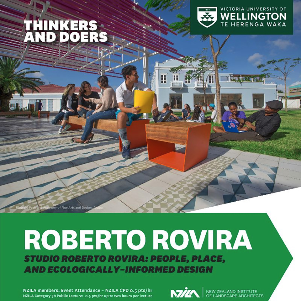 Join me for 'People, Place and Ecologically-Informed Design' (tmrw 4pm 07JUL EastCoastUS / 8am 08JUL NewZealand). My talk is part of "Thinkers&amp;Doers" by NZILA-Wellington &amp; VictoriaUniversityLandscapeArch. Looking forward! Register: bit.ly/3f56mcH <a href="/nzila_info/">NZILA</a> <a href="/VicUniWgtn/">Te Herenga Waka—Victoria University of Wellington</a>