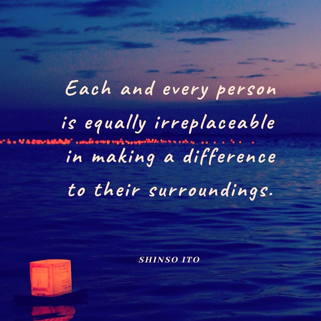 shinnyonews's tweet photo. "Each and every person is equally irreplaceable in making a difference to their surroundings."
Shinso Ito

#namushinnyo #hopeandcourage #shinnyo #shareyourshinnyo #peace #harmony #kindness #meditation https://t.co/EFIT5KYgWZ