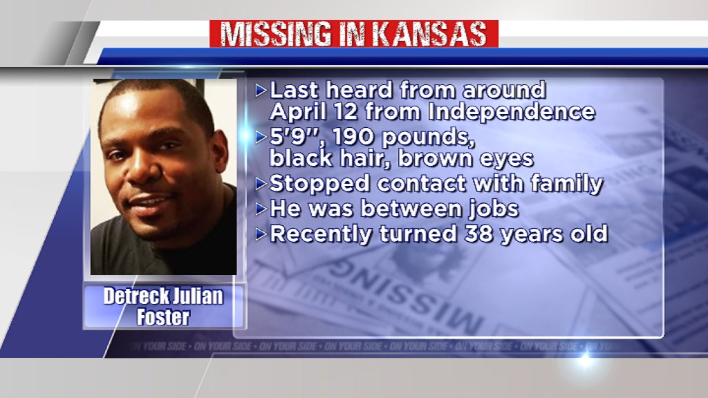 AnnetteLawless's tweet photo. Please, RT.

A southeast Kansas man was last seen nearly 3 months ago. Let's help friends &amp; family find Detreck Julian Foster. He has 2 girls who miss him dearly.

https://t.co/axr5zwa0Op #MissingInKS #KAKENews https://t.co/VxPQbxPNwD