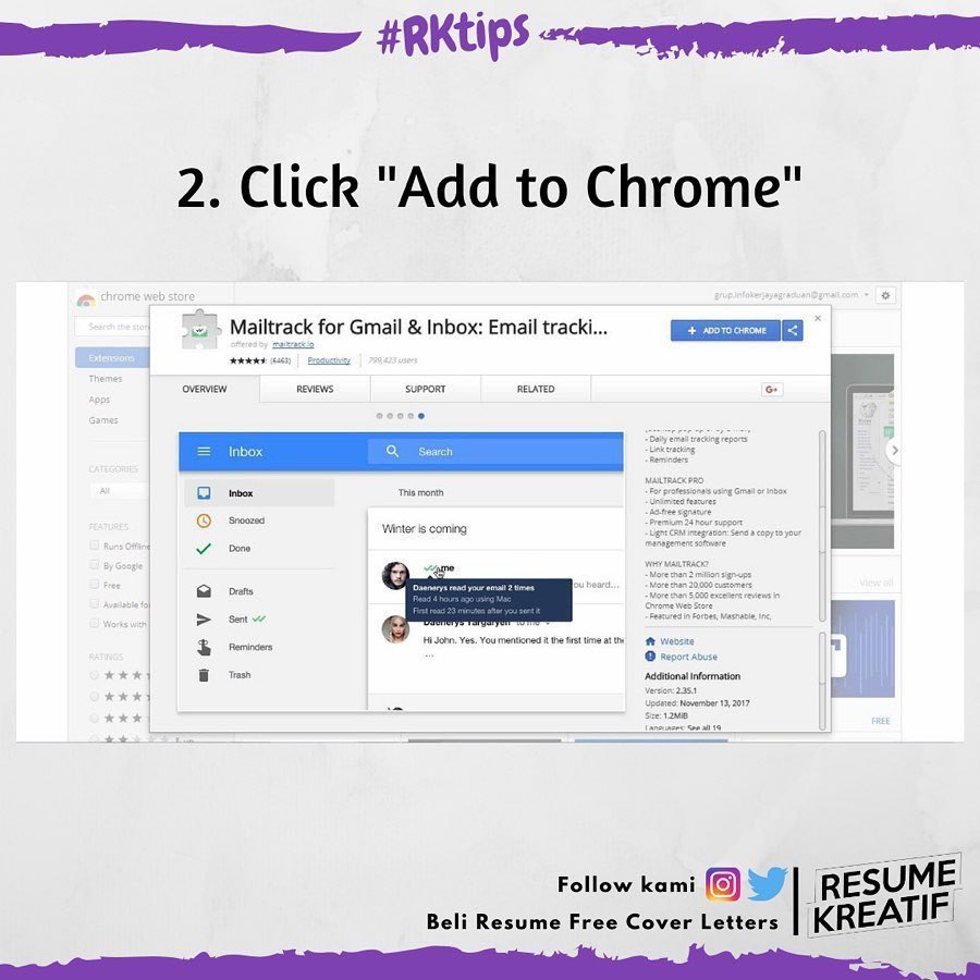 aaizatnizam's tweet photo. TIPS&amp;TRIK CHECK STATUS #GMAIL
MOHON KERJA ANDA DAH DIBUKA ATAU BELUM OLEH STAF HR.
.
RUGI TAK SHARE TIPS NIE BEB! https://t.co/GhPfaHrdSx