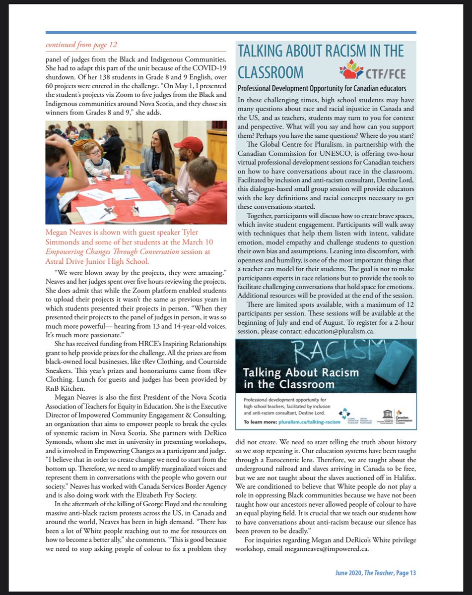 MeganNeaves_'s tweet photo. “It is crucial that we teach our students how to have conversations about anti-racism because our silence has been proven to be deadly”. 

My goal is to have this unit implemented in all schools. 

s/o to @NSTeachersUnion for the article. 

https://t.co/Lf8SDMgtYH https://t.co/wihEuu6E6D