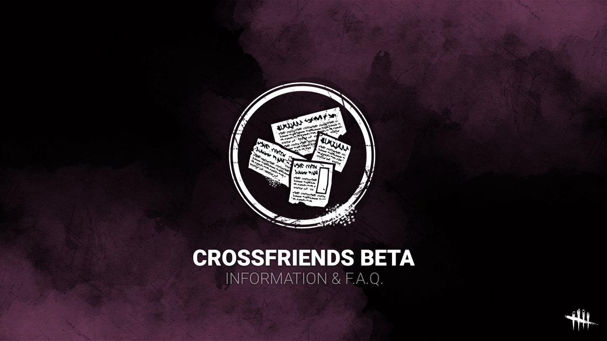 Dead By Daylight The Crossfriends Beta Starts Today On Pc For Full Details Click Here T Co Iqg8444yst Deadbydaylight Dbd Dead By Daylight The Crossfriends Beta Starts Today On Pc For Full Details Click Here T Co Iqg8444yst Deadbydaylight Dbd