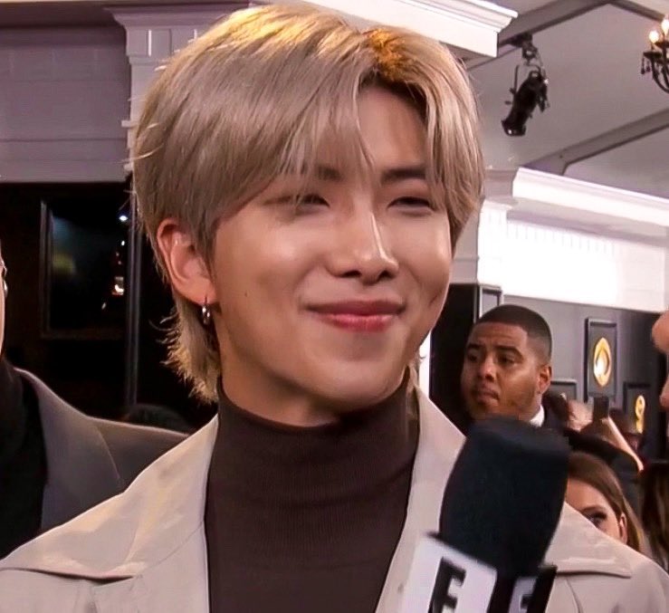 ♡ kim namjoon: THE MULLET IS ICONIC and salty toffee crunch is sweet and salty, just like this look ♡
