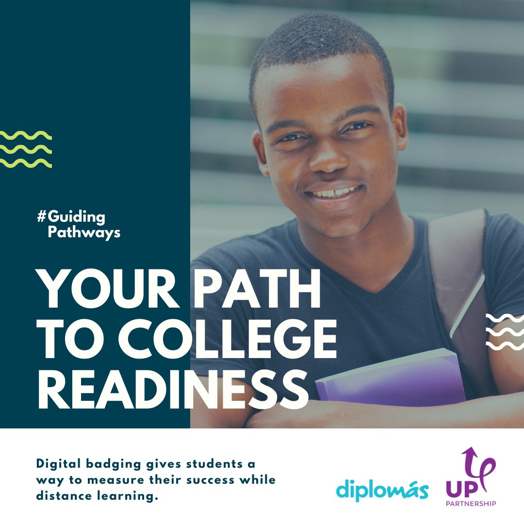 UPpartnershipSA's tweet photo. Teachers, how will you steer your students towards meaningful #onlinelearning? 

Tech can help make your life easier by giving students a  through digital badging.

Use the link to learn more today: https://t.co/8145i7Qebe

#GuidingPathways https://t.co/O9ukPWkh1O