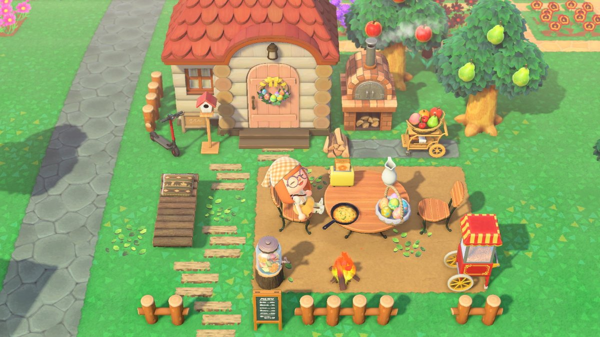 ミレト 最近自分の島を手直し中 1 アイソトープさんの家周り 2 ちゃちゃまるの家周り 3 ジャックくんの家周り 4 新しく作ったカフェ広場スペース お友達と一緒に どうぶつの森 Animalcrossing Acnh Nintendoswitch T Co Qdvecdqqw6