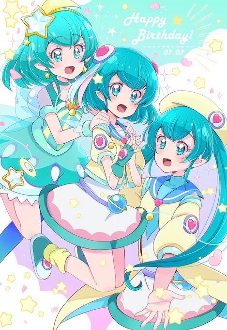 お誕生日おめでと～✨だいすき!
#キュアミルキー生誕祭
#羽衣ララ生誕祭 