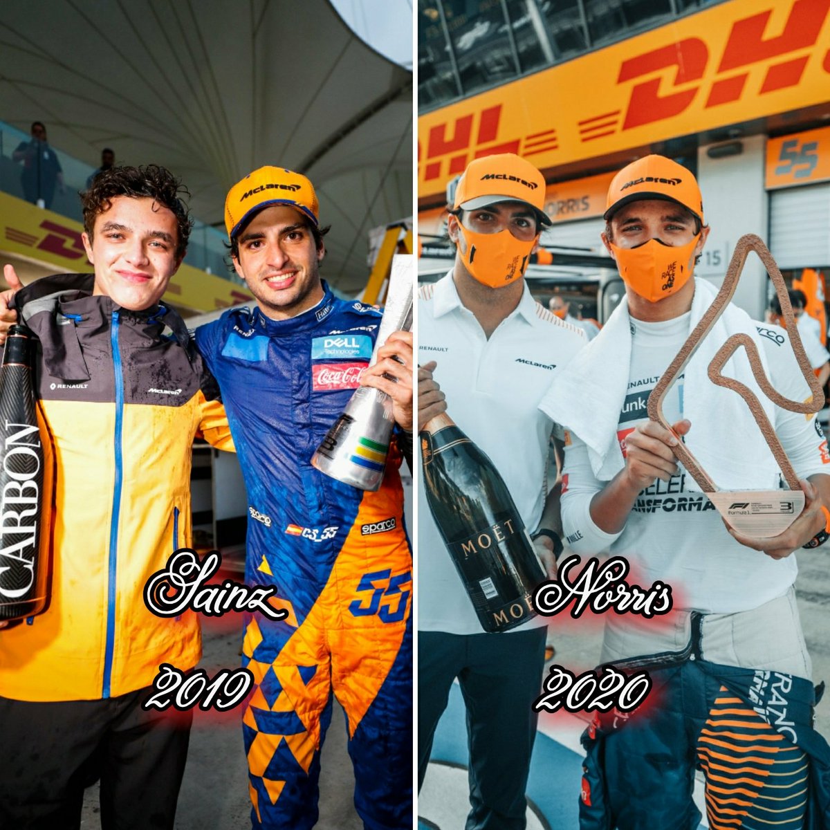 ErikaStrusiat's tweet photo. Muy feliz por @McLarenF1  y @LandoNorris !! Que mejor manera de arrancar la temporada! Un poco de alegría en ésta época tan difícil. https://t.co/h1MUgud3Wy