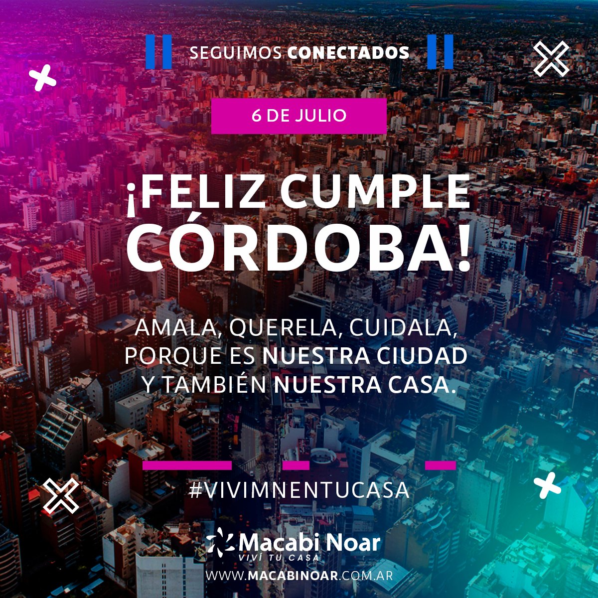 macabinoar's tweet photo. ¡Felices 447 años! #DíadeCórdoba #6deJulio #FelizCumpleCba #viviMNentucasa 🎉🎈🥳 https://t.co/SwtKN8la8l