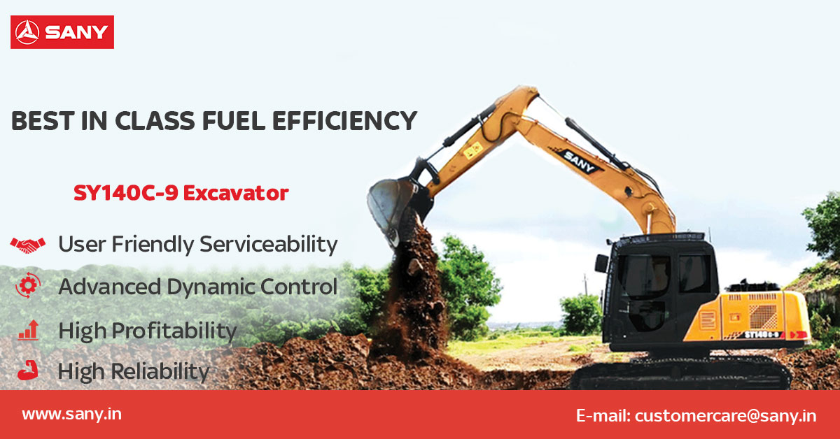 SanyIndia's tweet photo. Equipped with the powerful Isuzu engine, the SY140C-9 gives high performance and best in class fuel efficiency aided by energy saving positive flow hydraulic system.
#SanyProduct #excavator #construction #heavyequipment #sanyexcavators #sanygroup #excavation #excavating https://t.co/c8QXLW7t7p