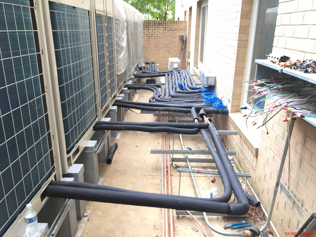 rmhousedc's tweet photo. Construction update! Take a look before and after at our brand new HVAC units, which will be tested out this week. Did we also mention that ALL building infrastructure will be completed this month? We can't wait to share more. #BuildHope #ForRMHCDC @DAVISbuilds @Interface_Eng https://t.co/THwjfiOt1x