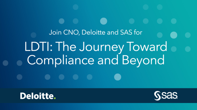 Join us on July 7th <a href="/11am/">11 am in morning</a> ET: LDTI: The Journey Toward Compliance and Beyond Webinar and hear from <a href="/deloitte/">Deloitte</a> <a href="/cno/">cno</a> <a href="/sassoftware/">SAS Software</a> experts bit.ly/31Tb4qf