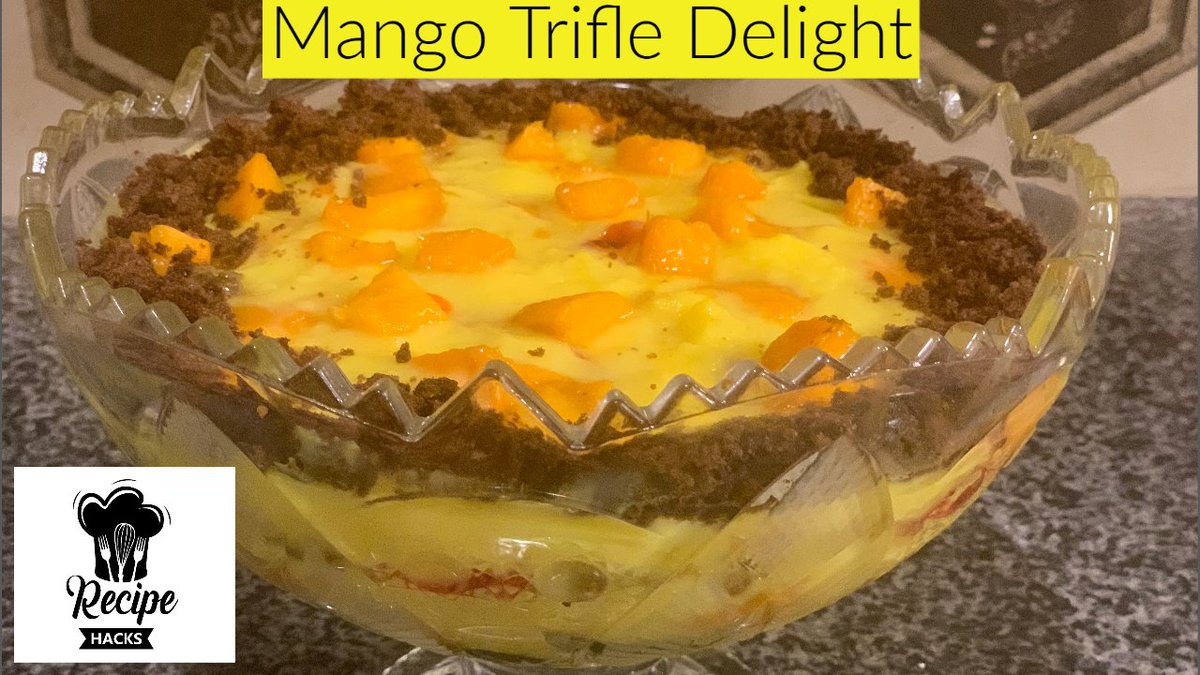 Mango Trifle Delight 

youtu.be/w8oVxS0DfhU