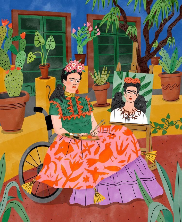 MzSOULcialite's tweet photo. Frida Kahlo 🎨
a MEXICAN painter known 4 her naïve folk art works inspired by nature & artifacts of Mexico.
Frida’s paintings have string autobiographical elements & mixed realism w/ fantasy.
Happy Forever B-Day Frida Kahlo
#FridaKahlo #BKstART
ART•Luv•Her 🎨 https://t.co/NdXWfnad4e