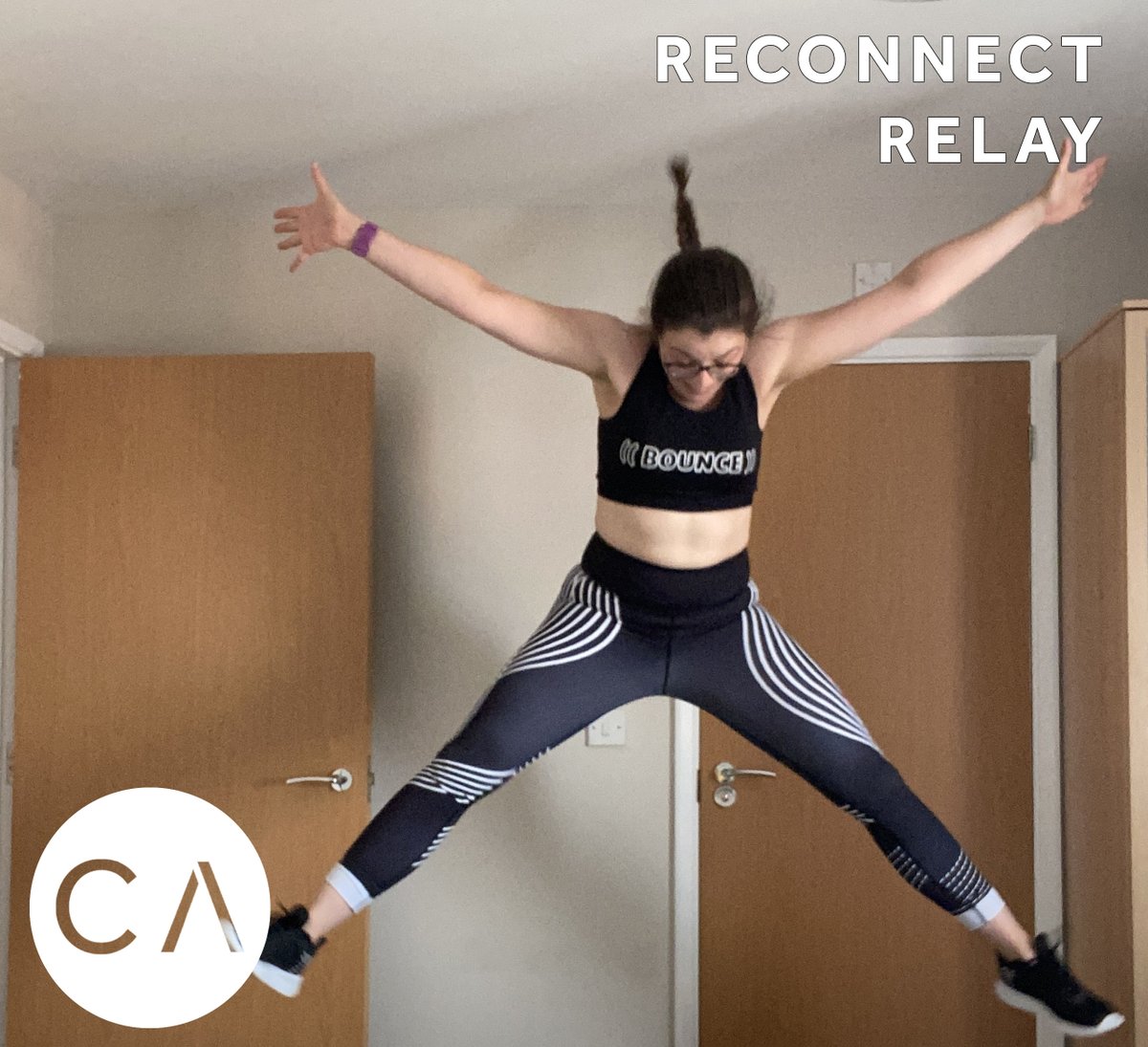 ClagueLLP's tweet photo. Always one to push boundaries and incorporate new ideas, Architect Kate Fisher decides that bouncing is the way to build up the miles for the 14th leg of Clague Reconnect.  

Read more  https://t.co/VbwztYubBx

Please go our fundraising page https://t.co/cQ7SpyOYLo https://t.co/JhT1KcCwgR