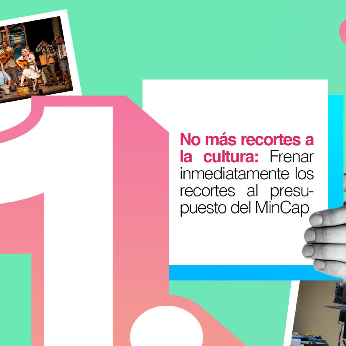 rednac_danzasur's tweet photo. 15 medidas! 6 URGENTES! A protejer la cultura. Queremos un #PlaEmergenciaCultura real, dif. org animaciones levantamos este plan, frente a la nula respuesta del Mincap. Para conocer más medidas y detalles https://t.co/D3OsRAHNaN https://t.co/fivkxR2Kyz
