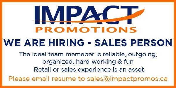 Impactpromostb's tweet photo. We are hiring.  We are looking for a Sales Person in our fun and creative industry.  Apply Today. https://t.co/yc8e1A87x6