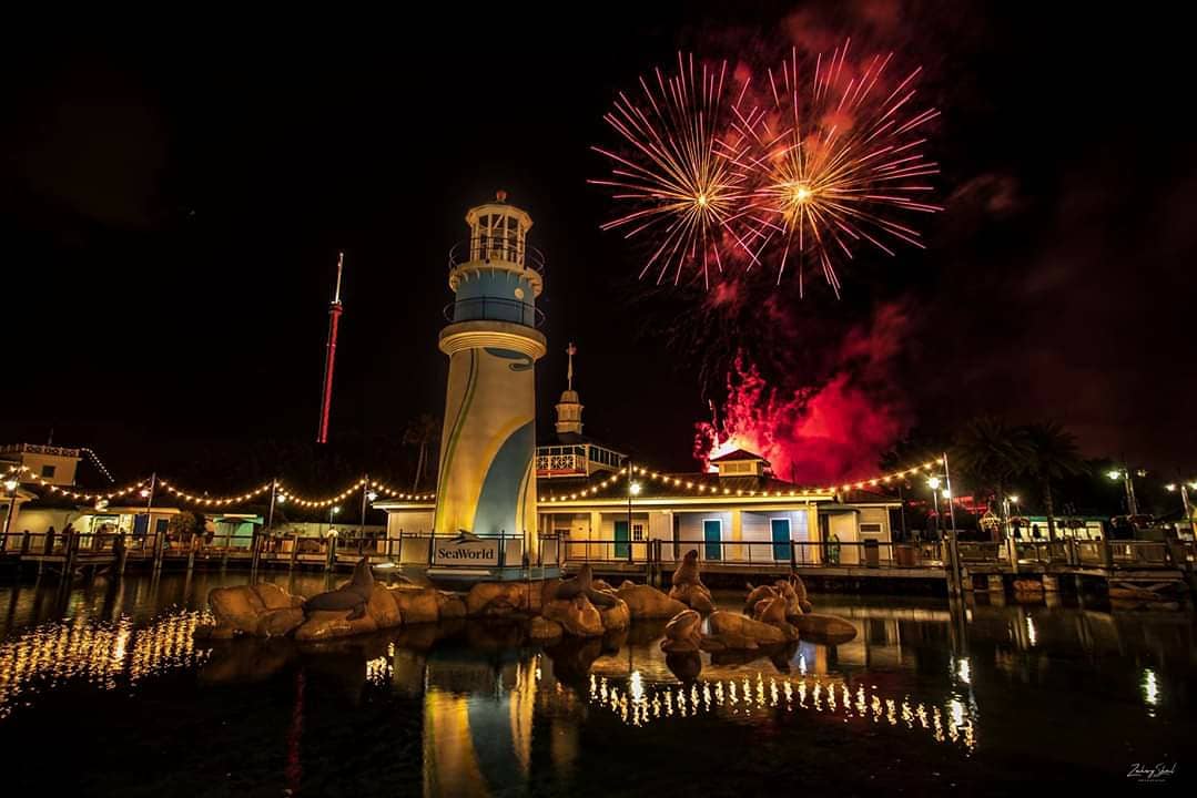 launchadventurs's tweet photo. @SeaWorld had some gnarly fireworks this weekend. Thanks for the show. #notarocket #fireworks2020 https://t.co/lQVQdHORUg