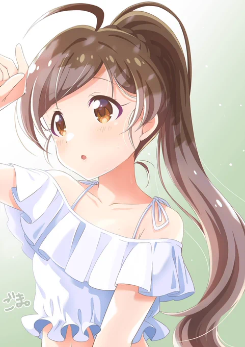 プロデューサーさんまだかなぁ…。
#ポニーテールの日 