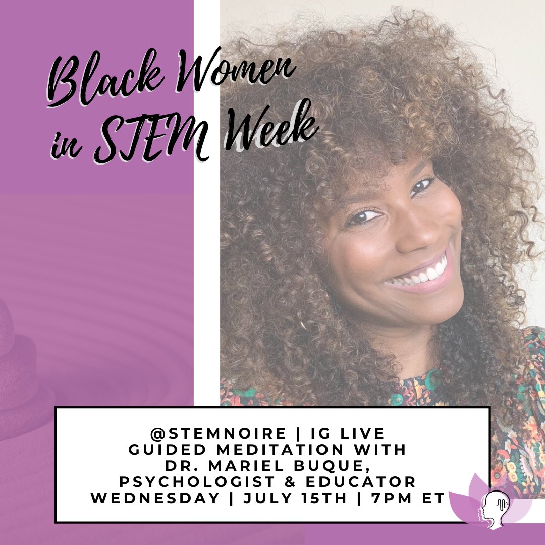 StemNoire's tweet photo. The full agenda for #BlackWomeninSTEMWeek is out! RSVP to reserve your spot. https://t.co/8IEAXzRwxQ